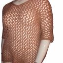 Dress Barn  open knit metallic sweater Photo 3