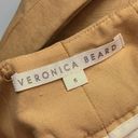 Veronica Beard  • Aubrie High Rise Wide Leg Linen Crop Pant Vintage Yellow Photo 4