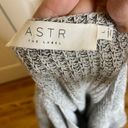 ASTR  (Revolve) Heather Gray Wrap Front Criss Cross Sweater L Photo 4