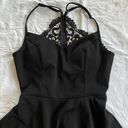 Trixxi Black Lace Zip Up Dress Photo 1