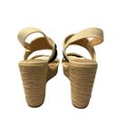 Ralph Lauren LAUREN   Hollyn Striped Canvas Espadrille Strappy Wedge Sandal 11 Photo 3