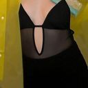 Edikted Black Open Back Mesh Bodysuit Photo 3