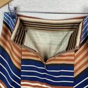 J. McLaughlin ‎ Indigo Montecito Striped Pencil Skirt Size 4 Career Classic Photo 4