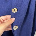 360 Cashmere  Navy Mother of Pearl Button Cardigan Photo 2