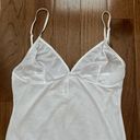 American Apparel Lingerie by  mesh striped white body suit Photo 2