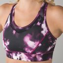 Lululemon  Strap It Like It's Hot Mini Blooming Pixie Raspberry Multi Black Bra S Photo 1