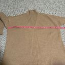 Tory Burch  Mock Neck Merino Wool Oversized Tan Sweater- Size Small Photo 13