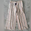 Lafayette 148  New York Linen Striped Wide Leg Pants, Sedona Multi New w/Tag $498 Photo 1