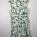 Rebecca Taylor  Emerald Daisy Print Ruffle Hem Dress Photo 6