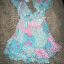 Boutique Dress Blue Size L Photo 2