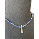 Ettika  Lapis Lazuli & Quartz Crystal adjustable  Choker Necklace  Blue Gold Photo 1