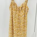 Aeropostale Mustard Yellow Floral Mini Dress -Size Small Photo 0