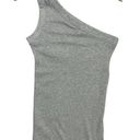 ASOS  Design One Shoulder Bodycon Mini Dress in Gray Heather Size 6‎ Photo 5