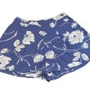 Amuse Society  Floral Periwinkle & Cream Shorts Photo 0