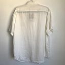 Everlane NWT  The Linen Short-Sleeve Standard Fit Shirt in White Photo 2