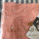 Lele Sadoughi  Peach Iridescent Heart Studded Gaiter Face Mask NEW Photo 1