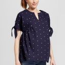 Isabel Maternity embroidered polka dot blouse Size XS Photo 0