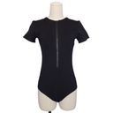 James Perse  Y/OSEMITE Scuba Bodysuit Black Sz 3 Photo 1