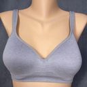 Carole Hochman  Small Seamless Comfort Bra Wire Free Molded Cups Straps Grey Photo 0