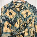 Ulla Johnson  Jude Green Constellation Silk Shirt Dress Size 8 Photo 9