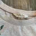 Matilda Jane  women’s size small embroidered flower v neck soft tee top fall Photo 2