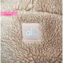 Alo Yoga Alo Duality Reversible Sherpa Jacket Pale Mauve Scarlet Fuzzy Teddy Red Blush S Photo 12