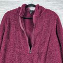 Banana Republic  Womens M Sherpa Half Zip Pullover Hoodie Sweatshirt Fleece Lined Photo 8