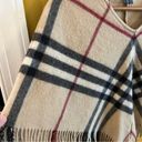 Burberry  London Authentic Nova Check plaid poncho fringe lambswool one size Photo 7