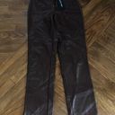 White Fox Boutique NWT  Brown Leather Pants *highrise Photo 0