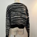 Urban Outfitters UO Wool Blend Cropped Animal Print Cardigan Photo 3