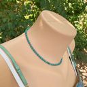 16” Native Made Navajo Pearls & Arizona Turquoise Heishi Choker Necklace Blue Photo 4