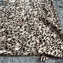 Paper Heart  brown leopard silk midi dress size medium Photo 1