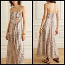 Zimmermann 💕💕 Bellitude Cutout Snake-Print Linen Midi Dress US 6 NWT Photo 1