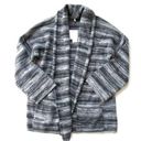 Joie NWT  Gwinnie Cardigan in Rambling Grey Ombre Stripe Open Front Sweater S Photo 0