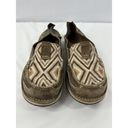 Ariat  Brown Bomber Aztec Loafer Slip On Leather Print 7.5 B Photo 1