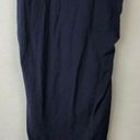 Isabel Maternity 𝅺NWT  Womens Dress XS Mama Tank Sleeveless Navy Blue Ruched Photo 5