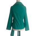 Doncaster  Kelly Green Tie Waist Blazer Double Breasted size 8 Cotton Blend Photo 10