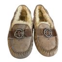 UGG  Dakota Brooch Slip On Sherpa Lined Moccasin Slipper Shoes Photo 1