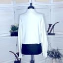 INC Culpos  oversized cream lightweight turtleneck cropped sweater sz L Photo 1