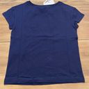 Love moschino NWT  Sequin Ski Girl T-Shirt Top Navy Size 8 Photo 9