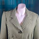 Houndstooth  blazer with neon yellow Photo 2