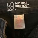 No Bo Pre Owned Women's  Mid Rise Boot Cut Jeans Black Sz 9 Casual Comfort Photo 12