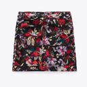 ZARA NWOT  Ruched Floral Mini Skirt Sz S Photo 0