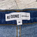 RE/DONE  Originals Button Fly High Rise Jeans Size 24 Photo 4