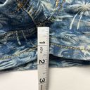 Delia's  Denim Shorts with Palm Prints Sz 00 Photo 5