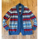 Krass&co Lauren jeans  striped shawl neck cardigan size xl Photo 5