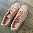 Puma Pink Suede Sneaker Photo 0