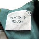 Tuckernuck  NWT Hyacinth House Olga in Green Floral Tie Back Cotton Dress S Photo 1