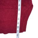 J Brand  Cashmere Crewneck Hi-Low Burgundy Sweater XS Photo 6