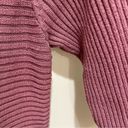 Skinny Girl  Casey Boatneck Rib Knit Sweater Mauve Dust Size Large Photo 5